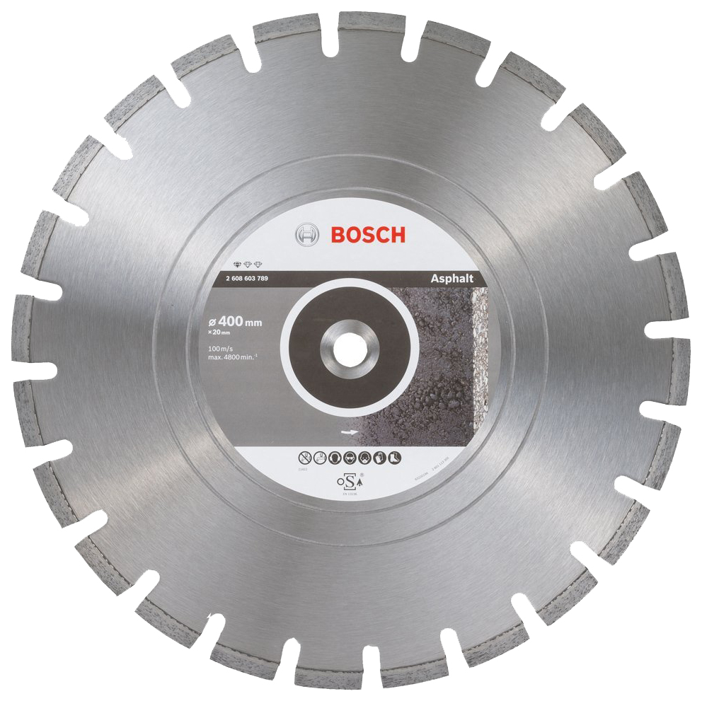 фото Диск отрезной алмазный bosch stf asphalt 400-20 2608603789