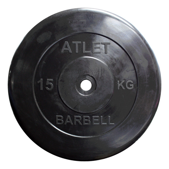 фото Диск для штанги mb barbell atlet 15 кг, 51 мм