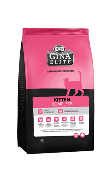 

Сухой корм для котят GINA Elite Kitten Complete, курица, 1кг, Elite Kitten Complete