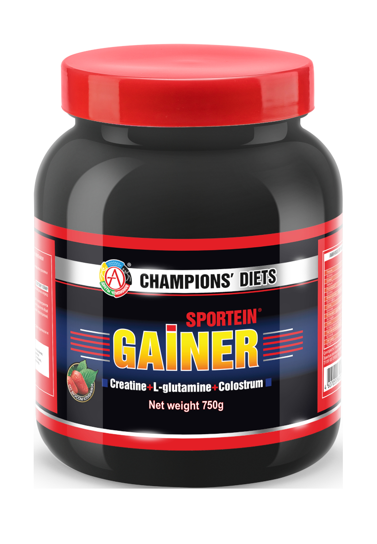 Гейнер Академия-т Sportein Gainer, 750 г, клубника