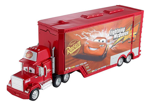 

Машинка пластиковая Disney Cars Трансформирующийся Мак, Трансформирующийся Мак