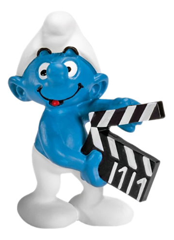 Фигурка Смурфики Гном с хлопушкой Schleich The Smurfs 20710