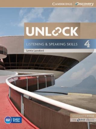 фото Unlock list & speaking skills 4 sb +online wb cambridge university press