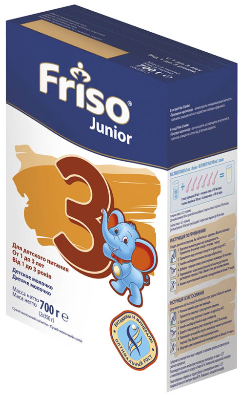 

Молочная смесь Friso Junior 3 от года 700 г, Junior 3