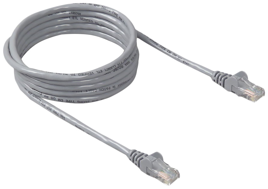 фото Кабель belkin rj45-rj45, m-m 5м grey (a3l793bt05m-h-s)