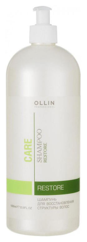 фото Шампунь ollin professional restore shampoo 1000 мл