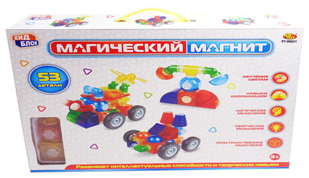 Конструктор магнитный ABtoys Магический магнит PT-00831 конструктор магнитный abtoys магический магнит pt 00830