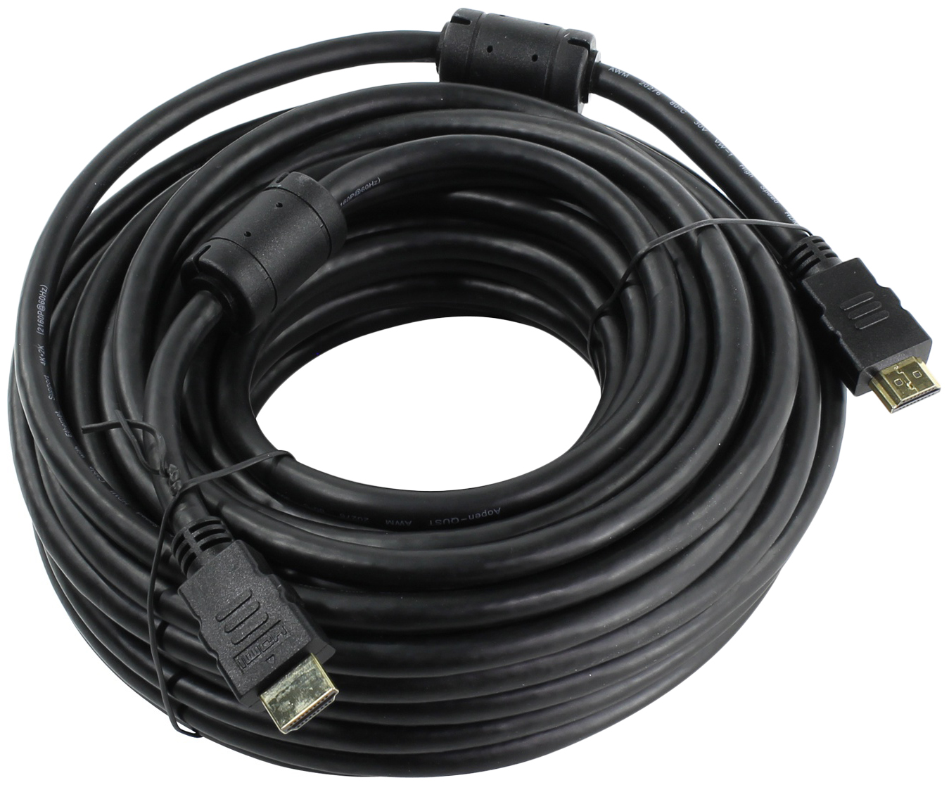 фото Кабель aopen hdmi - hdmi, 15м black (acg711d)