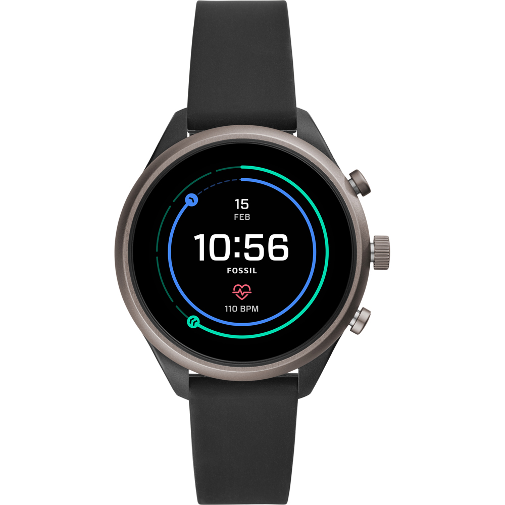 фото Смарт-часы fossil ftw6024 silver/black