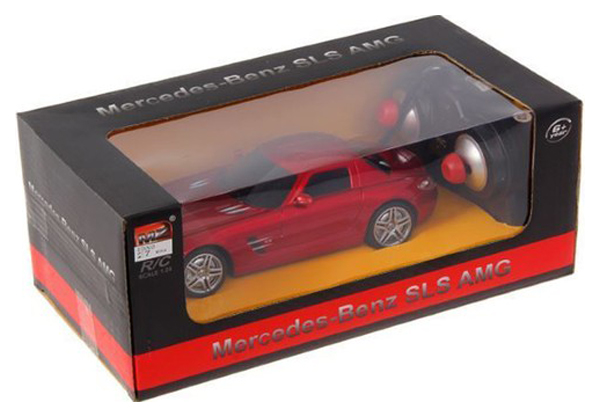 Машина р/у Mercedes-Benz SLS AMG (на бат., свет), 1:24 MZ