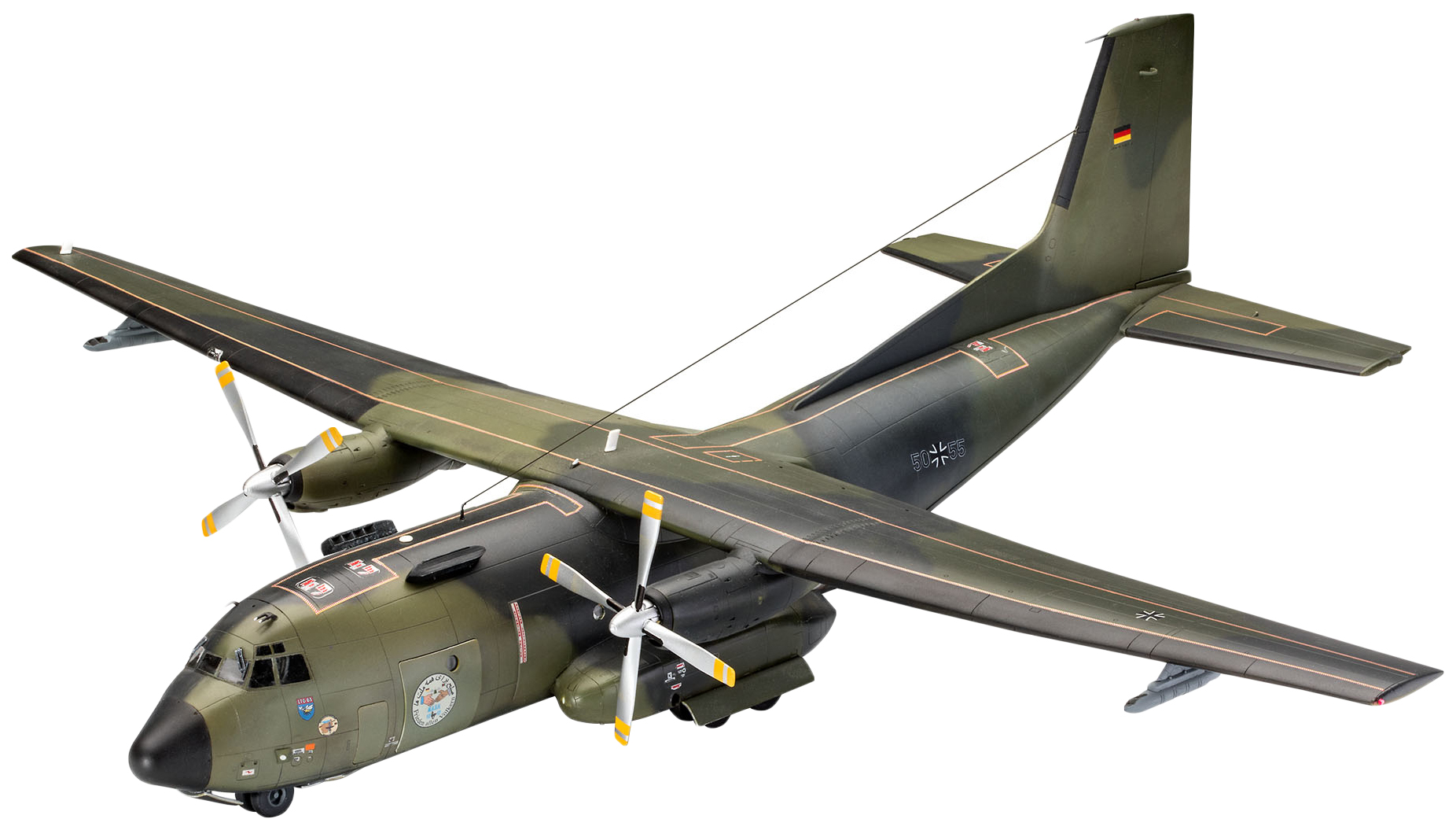 

Сборная модель "Военно-транспортный самолет C-160 Transall "Eloka", 1:72 Revell