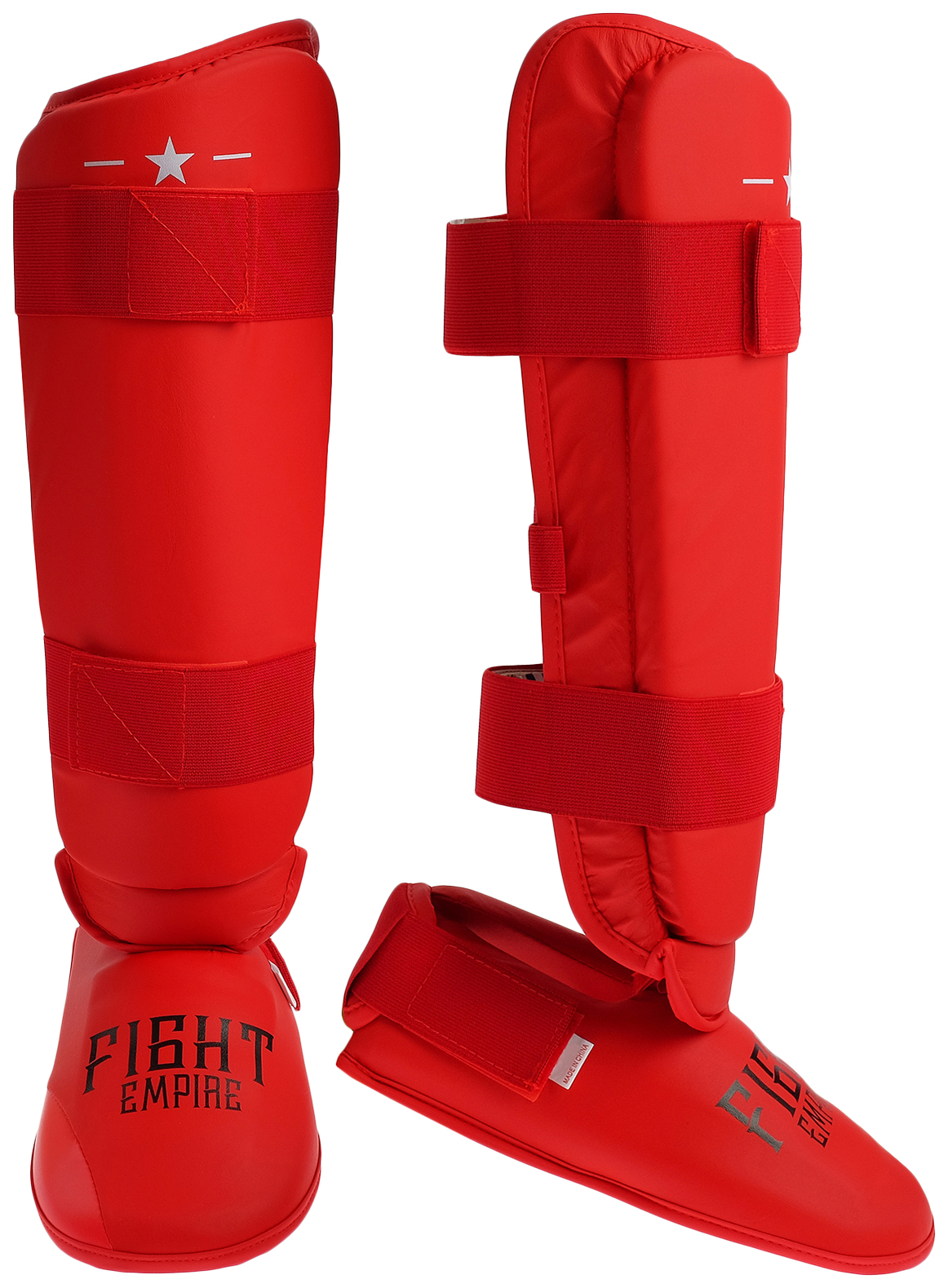 

Защита голень+стопа FIGHT EMPIRE, размер L, цвет красный FIGHT EMPIRE