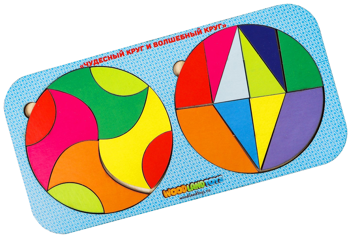 фото Набор головоломок 2.0 чудесный круг и волшебный круг, 083307 woodland (сибирский сувенир)