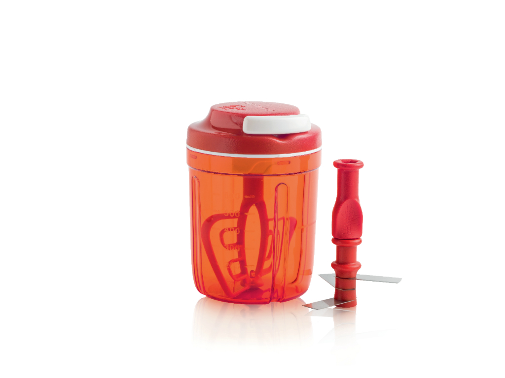

Механический измельчитель Tupperware Турбо-Микс 600 мл, Красный