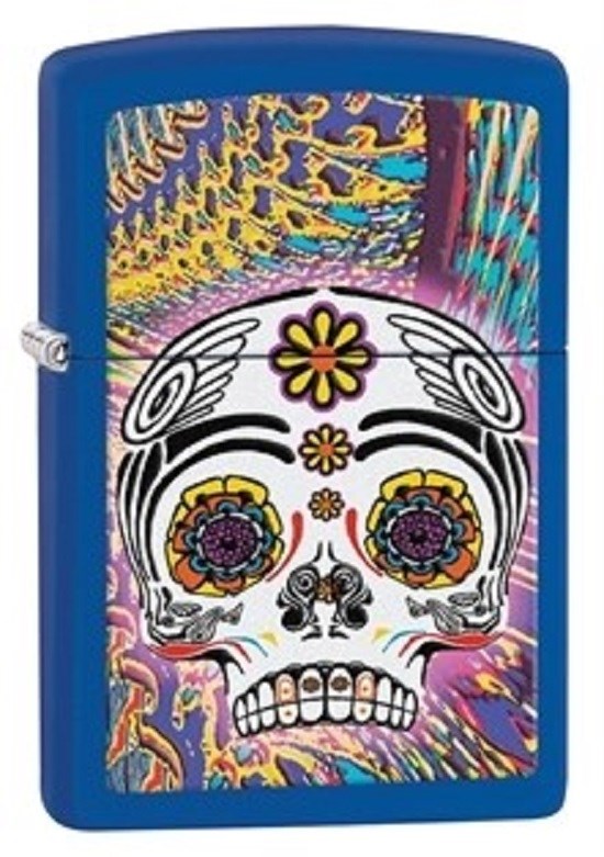 

Бензиновая зажигалка Zippo Day Of The Dead 28470 Navy Matte, Day Of The Dead 28470