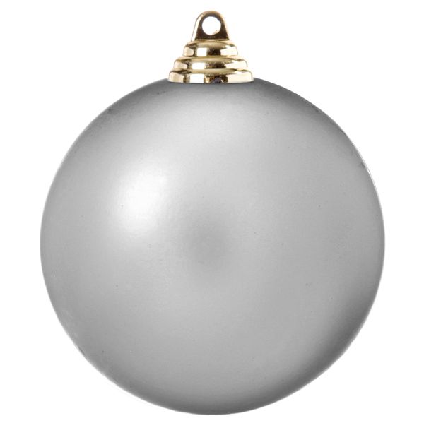 

Шар на ель Snowmen 12 см ЕК0434 1 шт. серебристый, 12 см