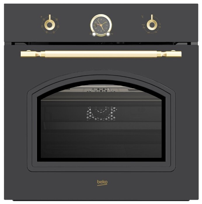 фото Встраиваемый электрический духовой шкаф beko oie 27207 a black