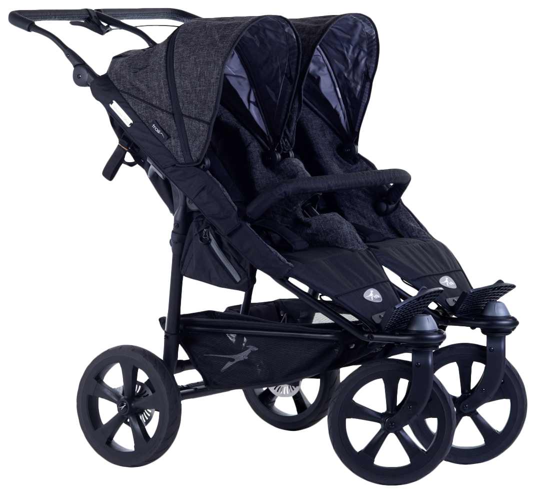 

Коляска для двойни прогулочная TFK Twin (ТФК Твин) Trail Anthrazit T-TWT-19-P-411, Twin Trail