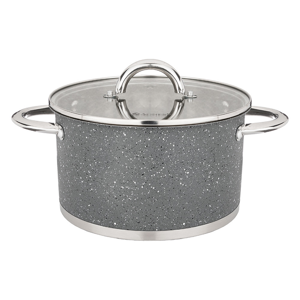 фото Кастрюля cooklady metalware agness 4,6 л