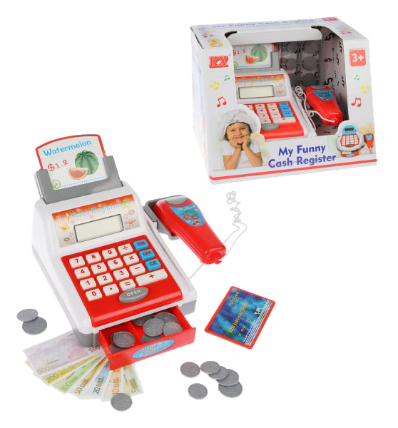 

Игровой набор Наша игрушка Касса 5618N-1, Белый;красный