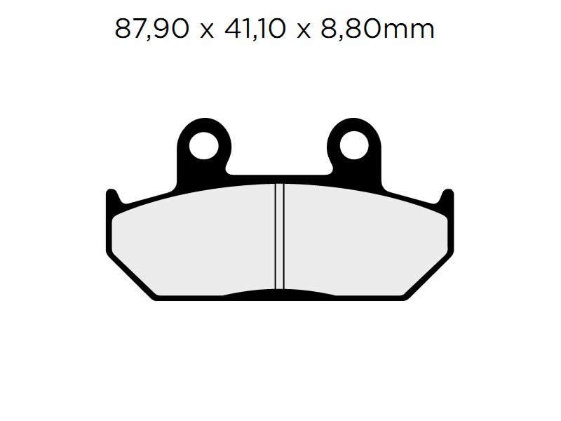 Тормозные колодки Nissin 2P-220SS для мотоциклов