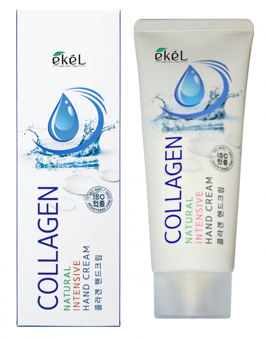 фото Крем для рук с коллагеном ekel collagen natural intensive hand cream 100 мл