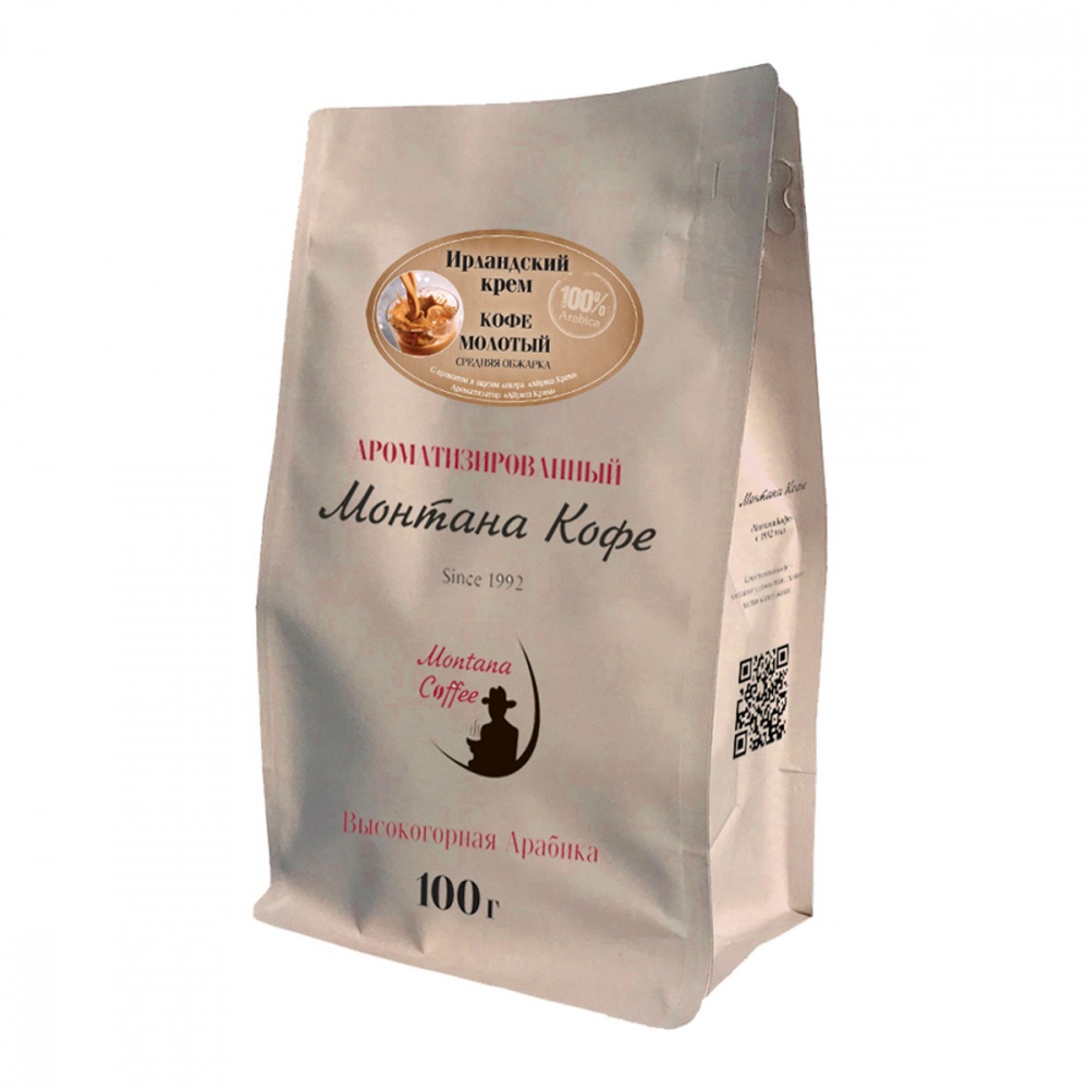 

Кофе Монтана Кофе ирландский крем ароматизированный молотый 100 г