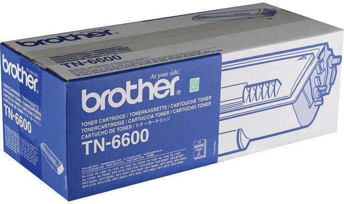 Картридж для лазерного принтера Brother TN-6600, черный, оригинал