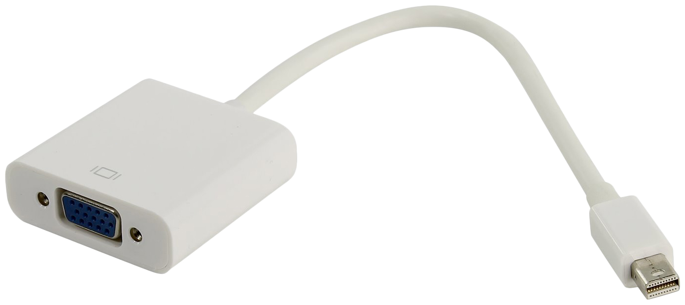 фото Адаптер behpex mini displayport-vga, m-f white