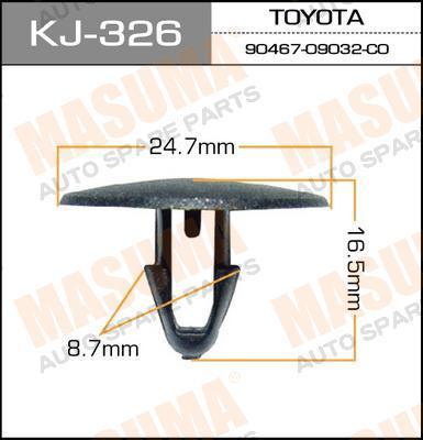 

Клипса автомобильная Masuma KJ326