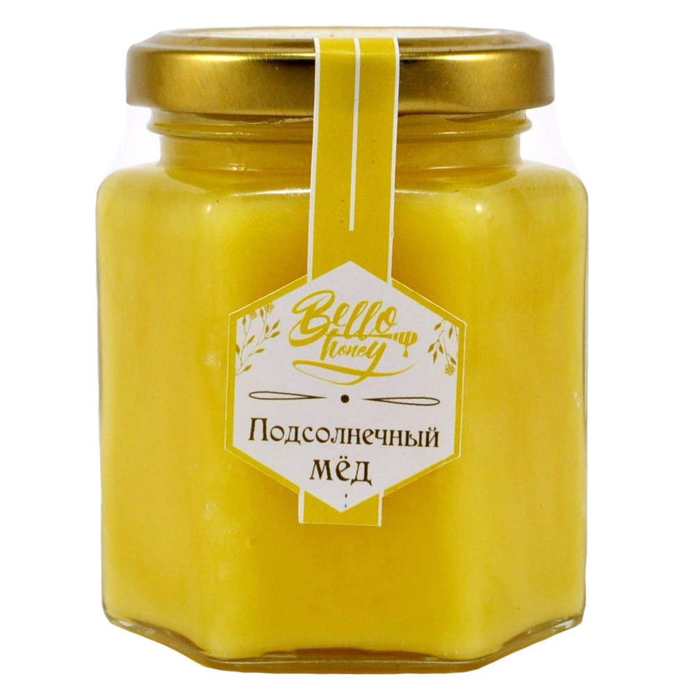 

Мед подсолнечный BelloHoney 300 г