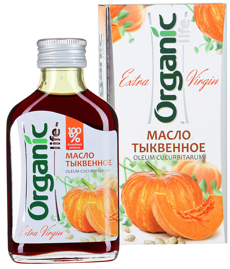 фото Масло organic life тыквенное 250 мл