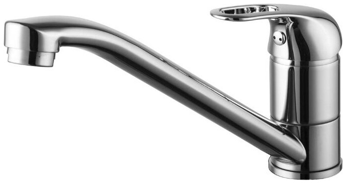 фото Лайм смеситель для кухни, хром zenta