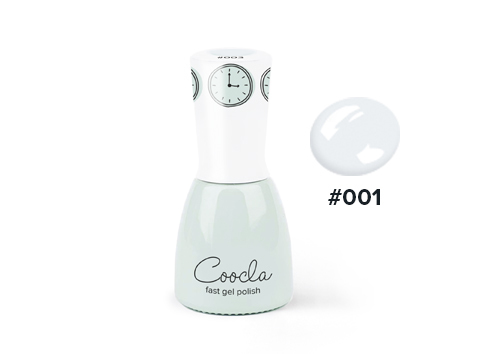 

Гель-лак Coocla Fast gel polish #001 White & Fluffy