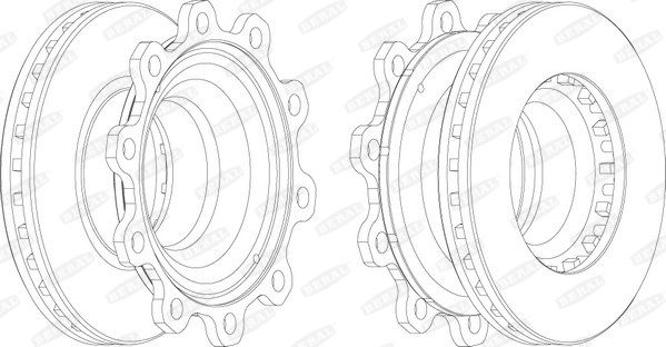 

Тормозной диск Beral BCR193A