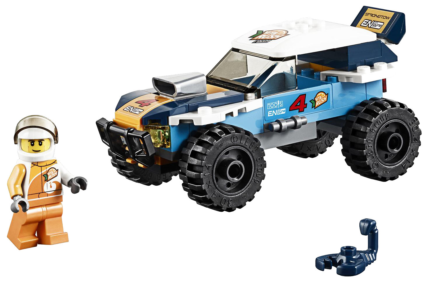 

Конструктор LEGO City 60218 Участник гонки в пустыне, конструктор lego city 60218 участник гонки в пустыне
