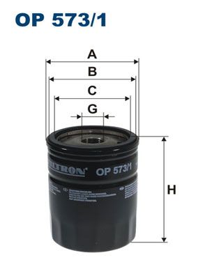 

Фильтр масляный FILTRON OP573/1