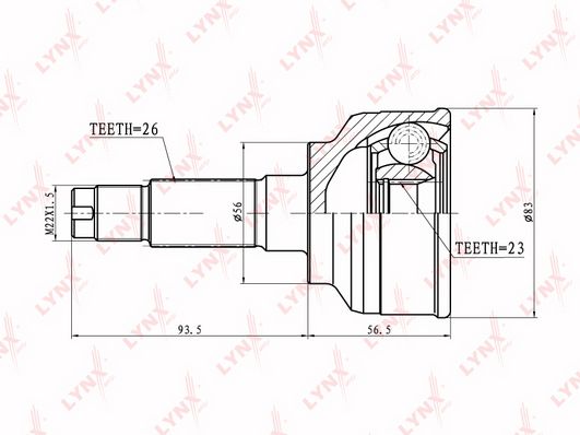 

Шрус LYNXauto CO-5123