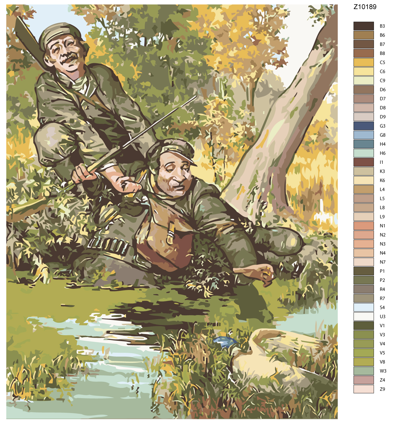 

Картина по номерам, 40 x 50, Z-Z10189, Z-Z10189