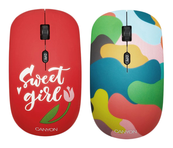 

Беспроводная мышь CANYON CND-CMSW521SG Multicolored, CND-CMSW521SG