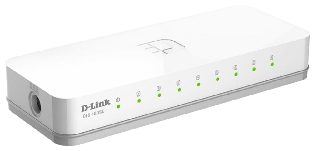 Коммутатор D-Link DES-1008C White