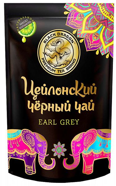 фото Чай черный черный дракон earl grey цейлонский 100 г