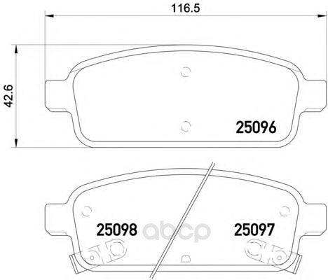

Колодки тормозные дисковые, комплект Hella 8DB355015-221