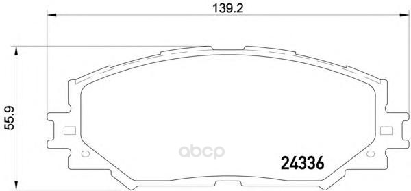 

Тормозные колодки HELLA PAGID/BEHR дисковые 8DB355006861