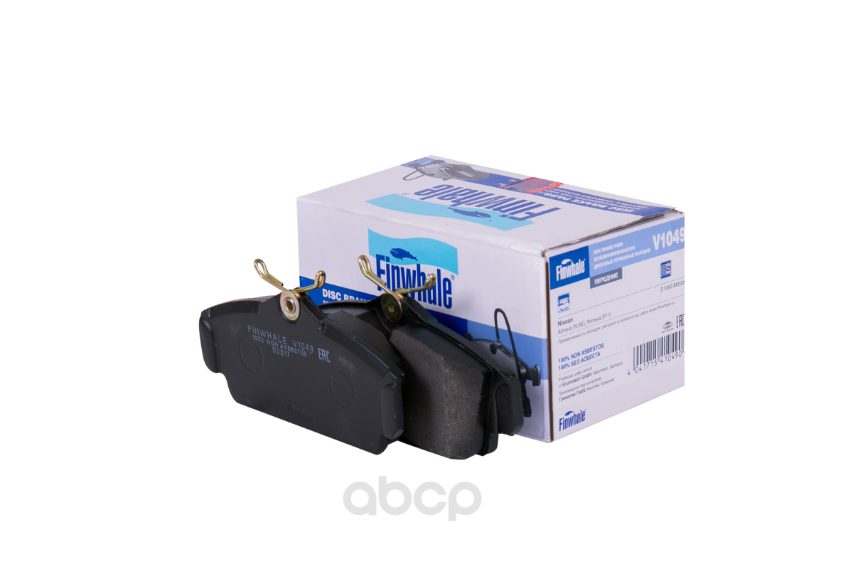 

Тормозные колодки дисковые Finwhale V1049