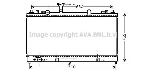 фото Pадиатор системы охлаждения mazda 6 02 ava mz2162
