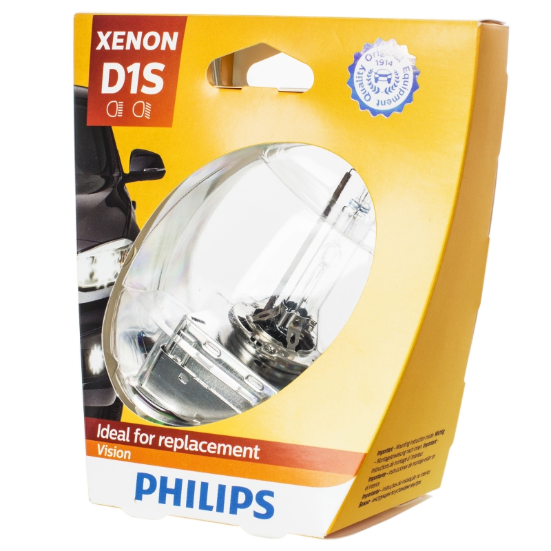 фото Лампа ксеноновая d1s philips xenon vision - 85415vis1, 85415viс1