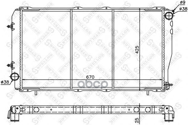 

Радиатор системы охлаждения Stellox 1026242SX