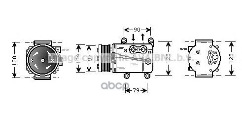 Компрессор кондиционера AVA QUALITY COOLING FDAK105