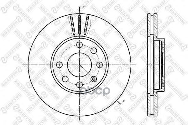 фото Тормозной диск stellox 60203629vsx